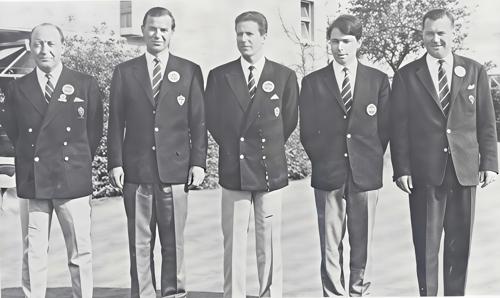 Jacques du Vivier, Jacques Moerman, Freddy Rodsech, Baron Paul Rolin, Philippe Washer